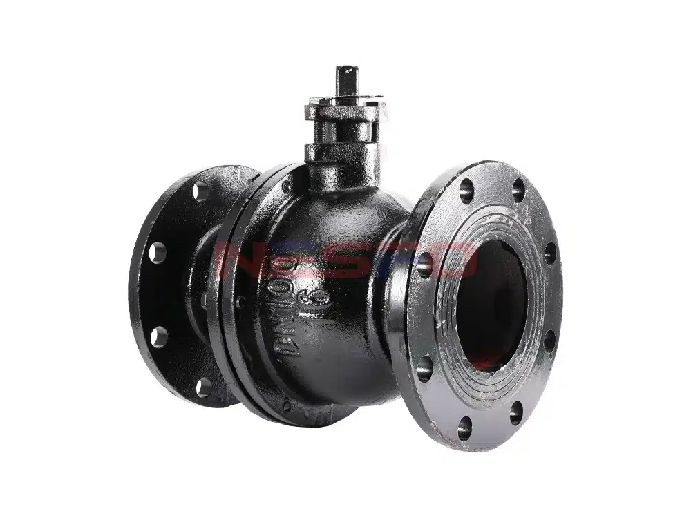 Cast iron flanged ball valve Q41F-16