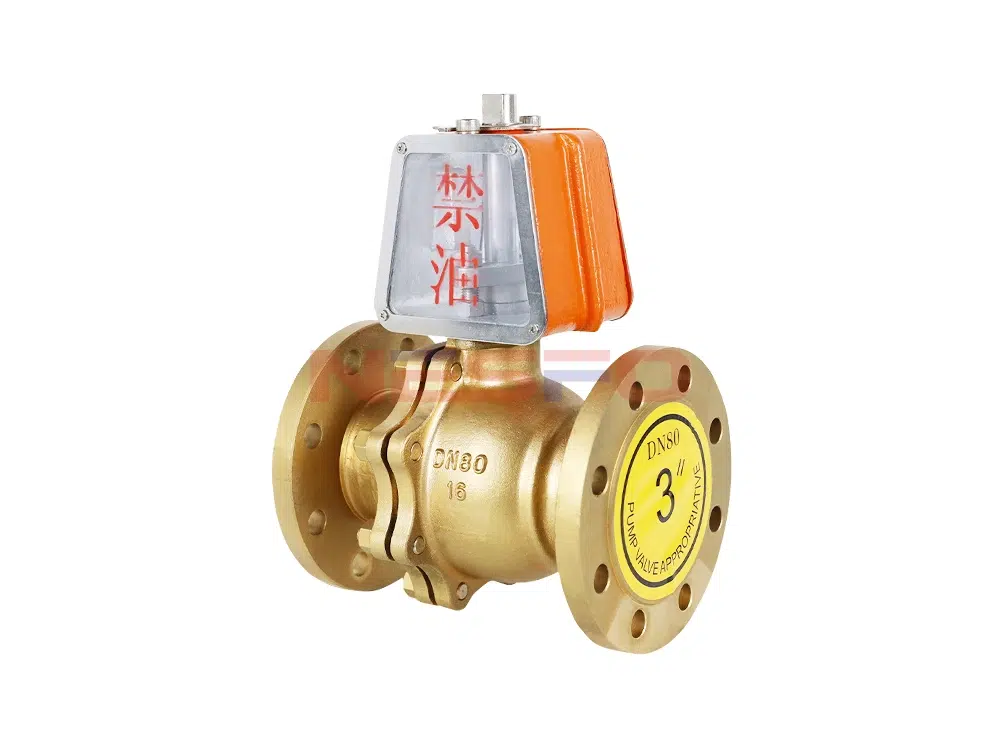 Silicon brass ball valve for oxygen QY41F-16T