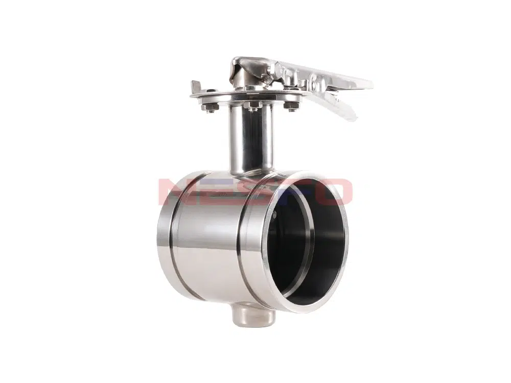 304 stainless steel handle groove butterfly valve D81X-16P