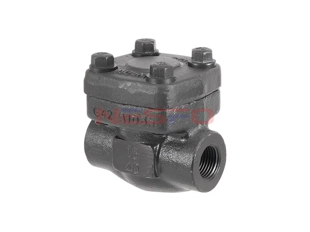 A105N锻钢旋启式止回阀 H14H-40C