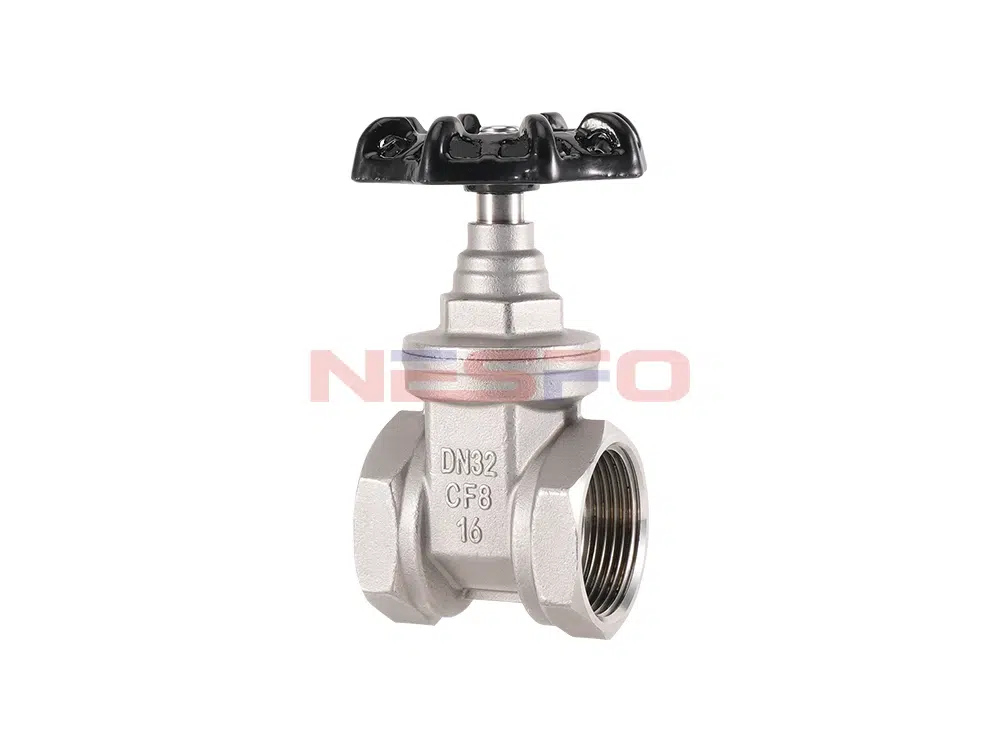 Edelstahl 304 Weichdichtung Seidenknopf-Absperrschieber Z15X-16P