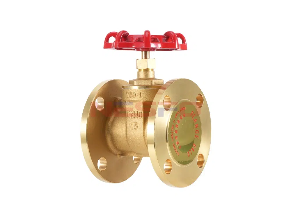 Flanschschieber aus Messing Z45W-16T