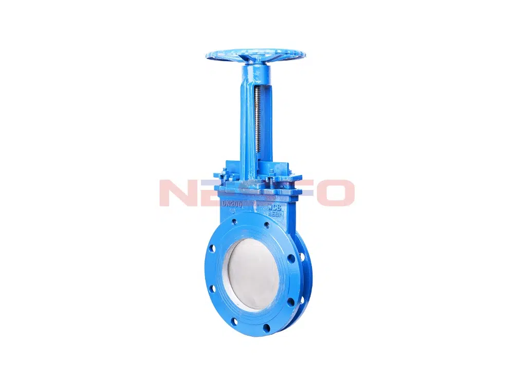 Cast steel manual knife gate valve PZ73H-10C